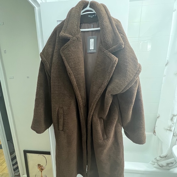Brown Teddy Jacket - Picture 2 of 3